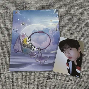 ATEEZ exhibition destiny 키링 트레이딩 카드 정호