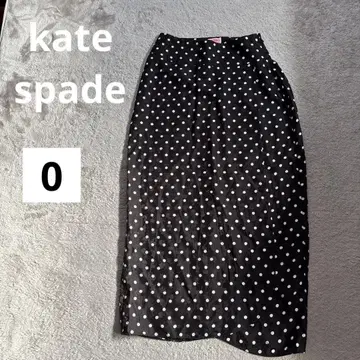 kate spade 도트 랩 스커트 실크 레이온