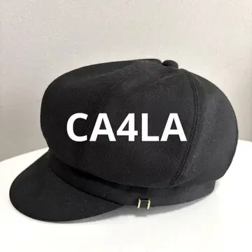 CA4LA 카시라 헌팅 캡 블랙 조절 가능 모자