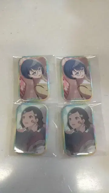 프로세카 시노노메 에나 오동나무 하야 발렌타인 캔뱃지 스퀘어