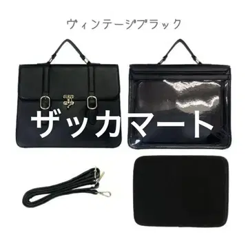 자카마트 2way 레트로 숄더백 빈티지 블랙