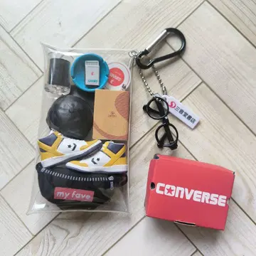 가챠 파우치 블랙 컨버스 순수 다방 서점 참