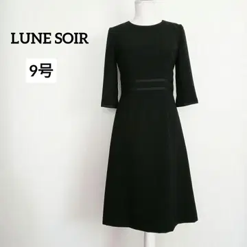 LUNE SOIR 도쿄 소와르 블랙 포멀 원피스 9호