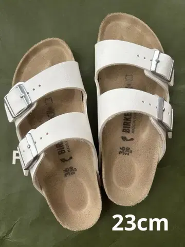 BIRKENSTOCK 화이트 애리조나 샌들 36