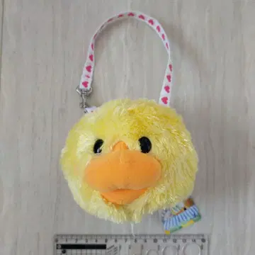 병아리 얼굴 봉제 인형 스트랩