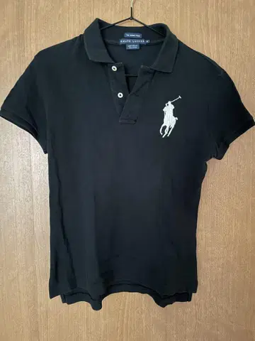 RALPH LAUREN 반팔 피케 셔츠 M 사이즈 블랙