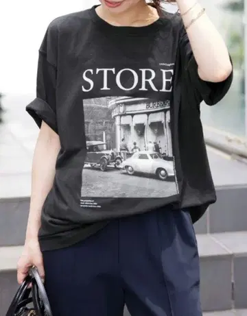 SLOBE IENA 새상품 그래픽 프린트 반팔 티셔츠 이번 시즌 완판템