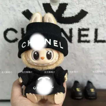 labubu 라부부 옷 갈아입기 의류 C 2개 세트 블랙