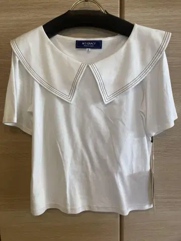 SALE M'S GRACY 세일러 카라 반팔 티셔츠 38