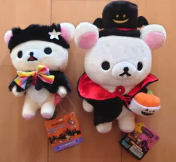 코리락쿠마 할로윈 봉제 인형 2개 세트