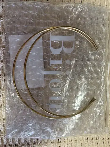 ameri vintage Bijou RI 골드 초커