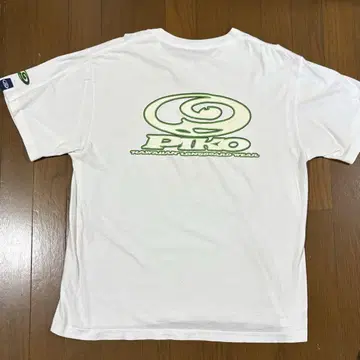 PIKO 티셔츠 00s 싱글 스티치 뒷면 로고 y2k