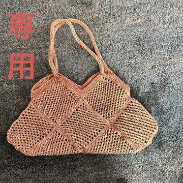 sophie digard 메쉬 뜨개질 토트백