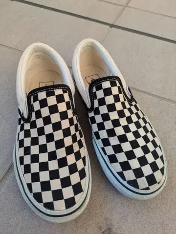 Vans 체커 패턴 슬립온
