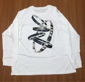 FFKT ATTACHMENT 롱 슬리브 티셔츠 화이트 롱 T