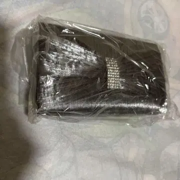 다크 브라운 리본 포함 파티 백 미사용 새상품