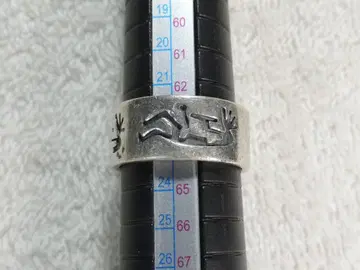 실버 반지 925 각인 있음, 손바닥 무늬 22호, 남성용 반지, 빈티지