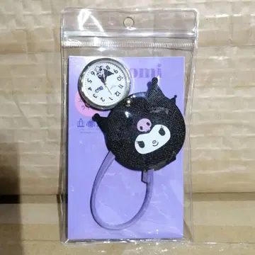 산리오 SANRIO 쿠로미 페이스 다이 컷 워치 미개봉품