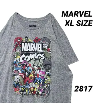 MARVEL 마블 올 캐스트 캐릭터 티셔츠 XL