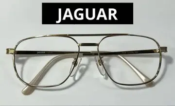 JAGUAR 재규어 골드 컬러 빈티지 안경 프레임 티타늄