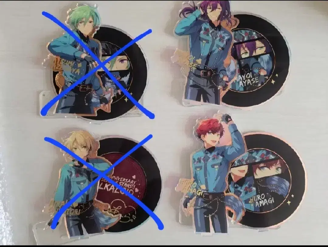 Ensemble Stars! ALKALOID 6th Anniversary Acrylic Aira, Hiiro, Tatsumi, Mayoi