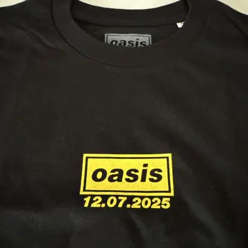 oasis live '25 티셔츠 M 사이즈 블랙 맨체스터 공연