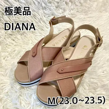 컨디션 최상 DIANA 다이애나 통굽 컴포트 샌들 M 23 23.5
