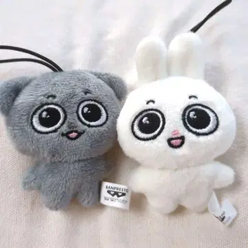 Kkamung&Angto 봉제 인형 마스코트 쿰 안토 세트