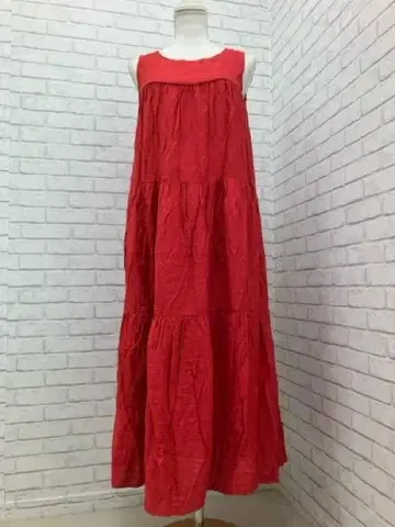 (K07466) 샤비젠틸 원피스 롱 티어드 M
