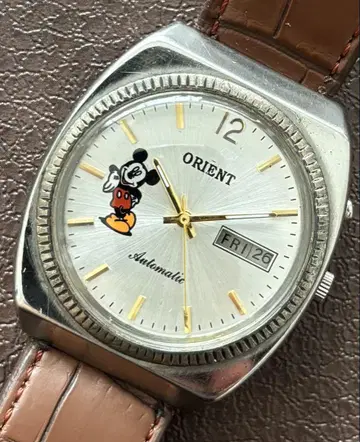 ORIENT 시계 기계식 자동 감기 남성용 손목시계 빈티지
