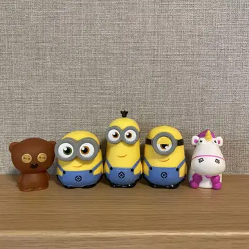 미니언 소프트 비닐 피규어 5개 세트
