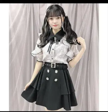 로지타 ROJITA 꽃무늬 시어 블라우스
