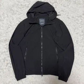 새상품급 HERNO (헤르노) 나일론 집업 자켓 블랙 50 XL