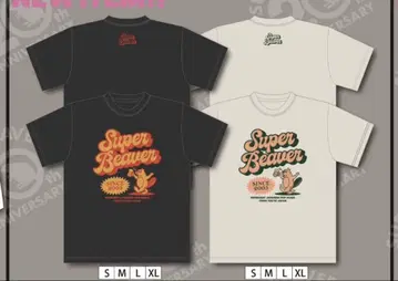 SUPER BEAVER Beer 티셔츠 스미 L 사이즈