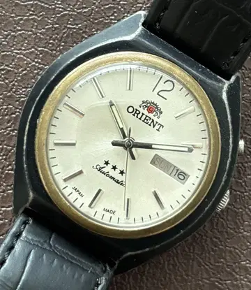 ORIENT 시계 기계식 자동 감기 남성용 손목시계 빈티지