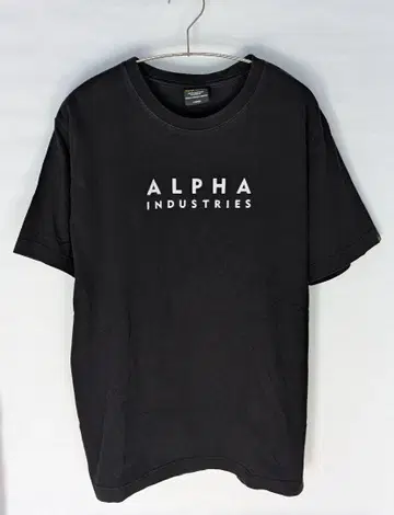 ALPHA INDUSTRIES 알파인더스트리 블랙 티셔츠 L