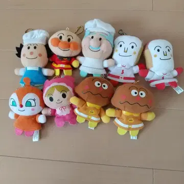 호빵맨 봉제 인형 9종 세트