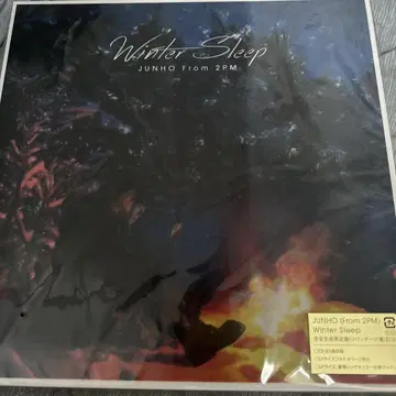 2pm 준호 LP판 Winter Sleep 미개봉 새상품