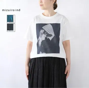 미즈이로 인드 mizuiroind 프린트 와이드 t 프리