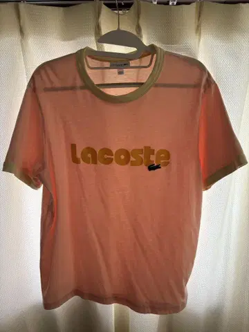 Lacoste 핑크 티셔츠