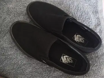 VANS 블랙 슬립온 24cm