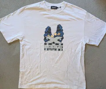 X-LARGE 그래픽 티셔츠 화이트