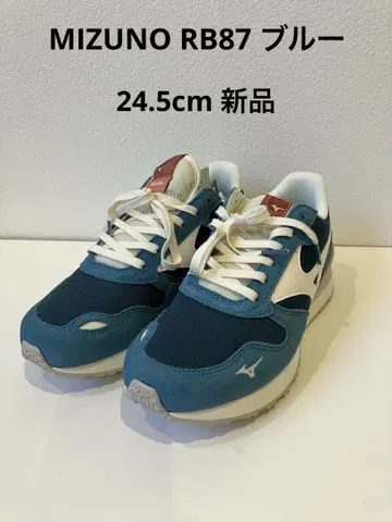 새상품 미즈노 RB87 블루 스니커즈 24.5cm