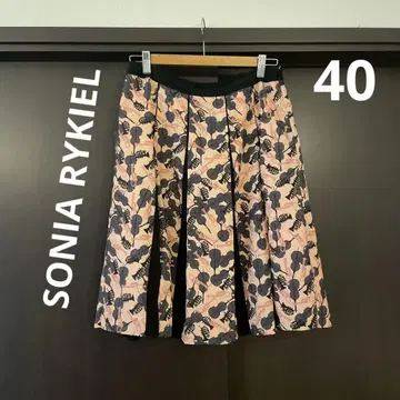 SONIA RYKIEL 바이올린/트럼펫 플리츠 스커트 40