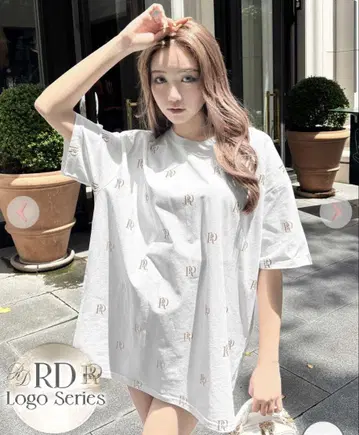 Rady 로고 티셔츠 화이트 S 사이즈