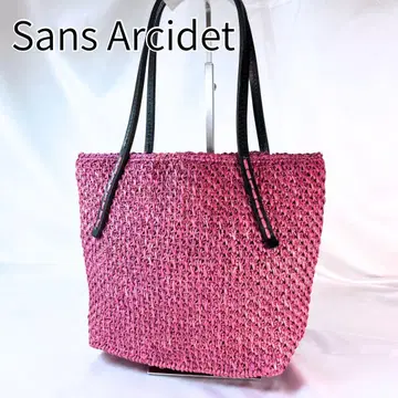 레어 컬러 Sans Arcidet 토트백 바스켓백 핑크