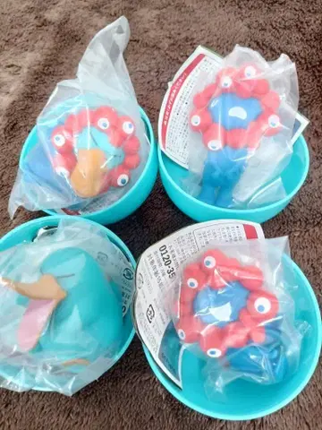 카이요도, 카모노하시의 이코짱 & 얏쿠얏쿠 피규어 4종 컴플리트 세트