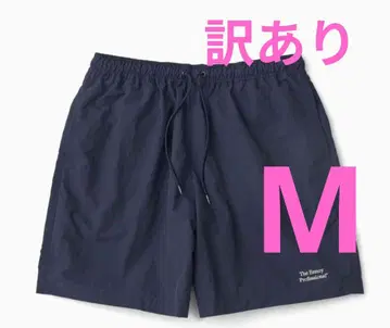 엔노이 네이비 나일론 숏 팬츠