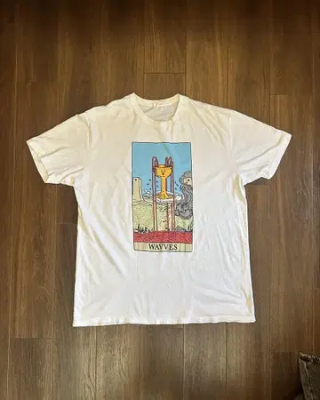 미국 빈티지 의류 WAVVES 프린트 티셔츠