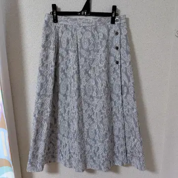 플레어 스커트 스트라이프 뉴요커
